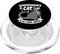 Schrödinger's Cat Is My Spirit Animal Design divertente PopSockets PopGrip per MagSafe