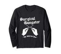 Schrub Tech - Surgical Gangster - Surgery Technologist Nurse Maglia a Manica