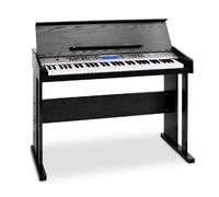 Schubert Carnegy-61 - Tastiera, Keyboard, 61 Tasti, Touch Sensitive, 100 ritmi, 136 Strumenti, 8 Canzoni Demo, Casse Stereo, Registrazione, Learning Function, Uscita Line, Midi, Nero