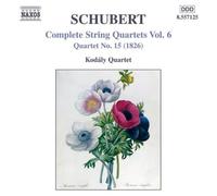 Schubert Complete String Quartets Vol. 6: Quartet No. 15 (1826); Five German Dances with seven trios and a coda, D. 9 (2006-08-01)