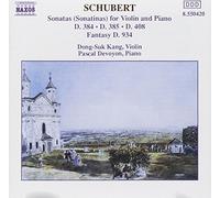 Schubert, F. - Sonatinas (3)/Fant Vn & Pno