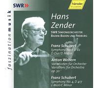 Schubert, F. - Sym 1 & 4/Webern