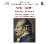 Schubert Franz Goethe Lieder Vol. 3 (CD) Album