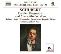 Schubert Franz - Lieder: Frammenti, Rarit , Versioni