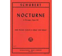 Schubert Franz Nocturne In E-Flat Major Op148 D897. For Violin, Cello, or Viola Piano International