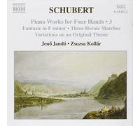 Audio Cd Franz Schubert - Piano Works For Four Hands, Vol.3