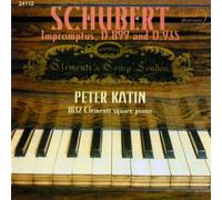 Franz Schubert Impromptus, D.899 and D.935 (Katin) (CD) Album