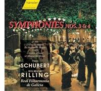 Schubert Franz - Rilling Helmuth Symphonies Nos. 3 and 4 (CD) Album