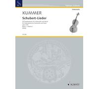Schubert-Lieder: 25 Transcriptions for Cello and Piano. op. 117b. cello and piano.: Band 1