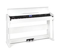 Schubert Piano Digitale - 88 Tasti, 360 Timbri, 160 Ritmi, 80 Brani Demo, Funzione a Due Voci, Metronomo Integrato, Molti Effetti Attivabili, Schermo LCD, Collegamento con Smartphone, Bianco