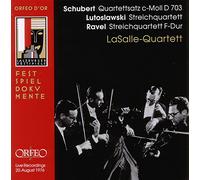 Various Composers Quartettsatz/streichquartett (Lasalle Quartett) (CD) Album