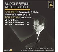 SCHUBERT/SCHUMANN - FANTASIE IN C MAJOR FOR V