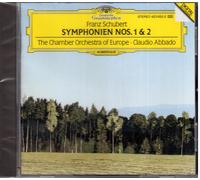 Schubert: Sinfonie N. 1 & 2 / Claudio Abbado, Chamber Orchestra Of Europe - CD