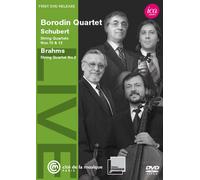 Schubert: String Quartet 10, 12; Brahms: String Quartet 2 (DVD) Borodin Quartet