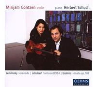 SCHUBERT/ZEMLINSKY/BRAHMS - SERENADE FOR VIOLIN AND P