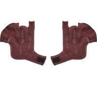 Schuberth C4 Pro Cuscinetti per le guance femminili, rosso scuro, Taglia XS/M