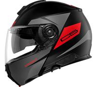 Casco Modulare Schuberth C5 ECE Eclipse Rosso Antracite XXL