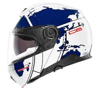 SCHUBERTH C5 Globe Blue unisex bianca, taglia M