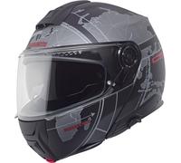 Schuberth C5 Globe Casco apribile, nero-grigio, taglia 53 per maschi