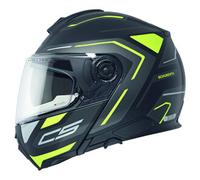 Schuberth C5 Omega Casco, nero-giallo, taglia 53 per maschi