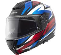 Schuberth C5 Zenith Casco, blu/rosso, Taglia XS (53)