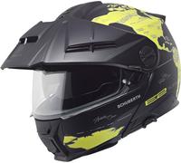 Schuberth E2 Atlas Casco apribile Adventure, nero-giallo, taglia 53 per maschi