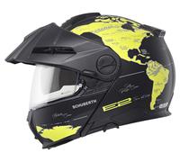 SCHUBERTH E2 Atlas Casco Modulare Opaco/Nero/Giallo neon 57