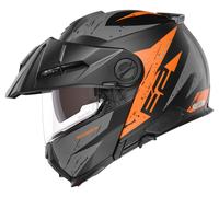SCHUBERTH E2 Explorer Orange Casco Modulare unisex nero, taglia XXXL