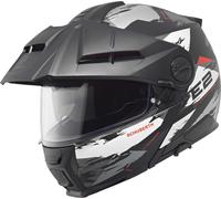 Schuberth E2 Trail Casco, grigio/bianco, Taglia XXL (63)