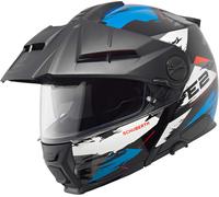 Schuberth E2 Trail Casco, nero-blu, taglia 3XL per maschi