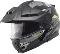Schuberth E2 Trail Casco, nero-grigio-giallo, taglia 53 per maschi
