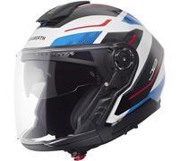 Schuberth J2 Sigma Casco Jet, bianco/blu/rosso, Taglia XXL (63)