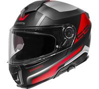 Schuberth S3 Daytona Casco, antracite/rosso, Taglia XS (52/53)
