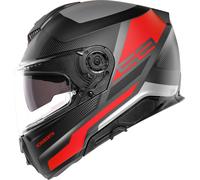 Schuberth S3 Daytona, casco integrale XS (52/53) male Opaco Nero/Rosso/Argento