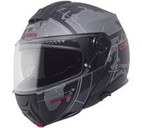 Schuberth C5 Globe Casco apribile, nero-grigio, taglia S per maschi