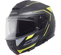 Schuberth C5 Omega Casco, nero-giallo, taglia S per maschi