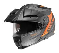 Schuberth E2 Explorer, casco ribaltabile L (58/59) male Opaco Nero/Grigio/Arancione