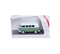 Schuco 1:64 VW T1 Samba verde chiaro/bianco - Modellino auto Diecast di alta qualità in scala 1:64, modellino auto 1:64, auto, modello da collezione
