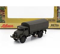 SCHUCO 1/87 MAN 630 CAMION TELONATO GERMAN ARMY 2-ASSI 1958 MILITARE MODELLINO