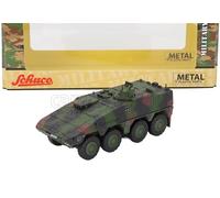 SCHUCO 1/87 TANK BOXER MILITARE 1945 CAMOUFLAGE MODELLINO CARRO ARMATO STATICO
