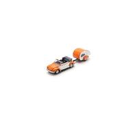 Schuco 1:87 VW Beetle Cabriolet m.Ah.ES Piccolo - Modellino di auto pressofuso di alta qualità in scala 1:87, modellino auto 1:87, auto da collezione, H0