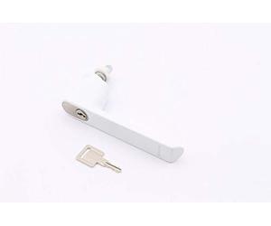 Schüco 247036/247044 - Maniglia per finestra RC, in alluminio, colore: Bianco