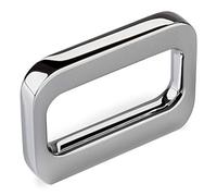 SCHÜCO ALU COMPETENCE Maniglia per Mobili Olessia Maniglia ad Anello Maniglia per Porta Cromo lucido Distanza Fori 32 mm