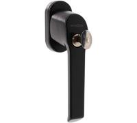 SCHÜCO Maniglia per finestra chiudibile a chiave, colore nero, maniglia per finestra con serratura, coppia di 100 NM, chiave uguale | protezione antifurto dal produttore Schüco