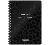 Schülerkalender 2026/2027 "BLACK" | A5, Papier