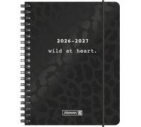 Schülerkalender 2026/2027 "BLACK" | A6, Papier