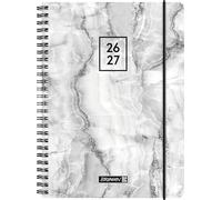 Schülerkalender 2026/2027 "Grey Marble" | A5, Kunststoff