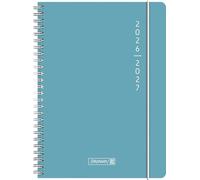 Schülerkalender 2026/2027 "Plain Blue" | A5, Kunststoff
