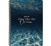 Schülerkalender Style 2026/2027 "Ocean" | A5, Kunststoff