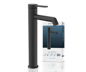 Schütte 33116 Rubinetto per lavabo da appoggio Los Angeles, Nero